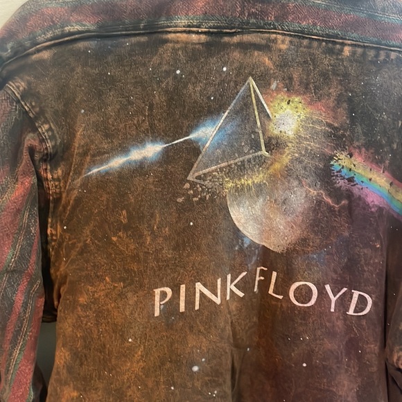 Trendy Pink Floyd denim Jean jacket shirt created vintage jacket - Picture 5 of 5